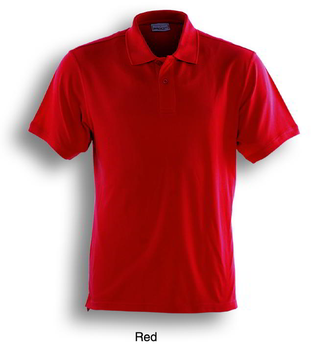 red polo shirt